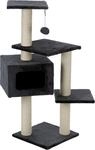 TRIXIE Katzen-Kratzbaum Palamos, mehrst&ouml;ckig &ndash; 109 cm, anthrazit | Robuste