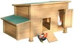 Kerbl Hobbyfarming H&uuml;hnerstall Florentina, 146 x 74 x 80 cm, 2 Legenester, 2