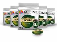 Tassimo Kapseln Jacobs Krönung XL, 80 Kaffeekapseln, 5er Pack, 5 x 16 Getränke