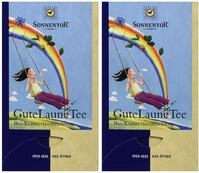 Sonnentor Gute Laune-Kr&auml;utertee Doppelkammerbeutel, 2er Pack (2 x 27 g) - Bio