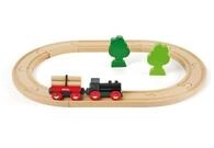 BRIO World Bahn Starterset - Spielzeug ab 2 Jahre | 18 Teile, Holzeisenbahn-Set,