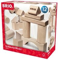 BRIO Infant/Toddler - Natur Holzbausteine, 50 Teile