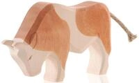 Ostheimer 11021 Stier braun H&ouml;he 10,5cm aus Holz Serie Familie & Bauernhof