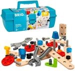 BRIO Builder Box, 49 Teile Konstruktionsspielzeug ab 3 Jahre | Im praktischen