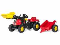 Rolly Toys rollyKid-X Trettraktor mit Anhänger (für Kinder von 2,5 bis 5...