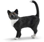 SCHLEICH Farm World | Katze stehend 13770 Bauernhof Spielfigur | detailgetreue