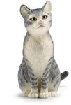 Schleich Farm World | Katze, sitzend 13771 | 5 x 2 x 5 cm | Spielfigur ab 3 Jahren 