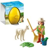 PLAYMOBIL 50 Jahre 4944 Tierpflegerin mit Alpaka, ab 4 Jahren