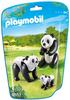 PLAYMOBIL Family Fun 6652 2 Pandas mit Baby, Ab 4 Jahren