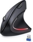 TECKNET Wireless Vertikale Ergonomische Maus, 4800 DPI 6 Tasten Kabellose Optische