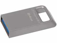 Kingston DataTraveler Micro 3.1 USB-Stick 64GB Silber DTMC3/64GB USB 3.2 Gen 2...