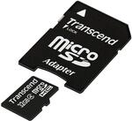 Transcend Micro SDHC 32GB Class 4 Speicherkarte mit SD-Adapter