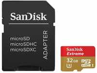 SanDisk Extreme 32GB Class 10 microSDHC for Action Sports Cameras Memory Card...