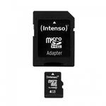 Intenso microSDHC 4GB Class 10 Speicherkarte inkl. SD-Adapter, schwarz
