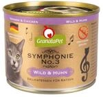 GranataPet Symphonie No. 3 Wild & Huhn, 6 x 200g