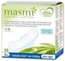 MASMI NATURAL COTTON Bio Binden Ultra Nacht (10 St&uuml;ck)