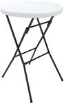 Casaria&reg; Stehtisch &Oslash; 72 cm Klappbar Rund Stabil Garten 110 cm Hoch Wasserabweisend