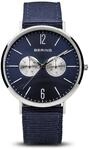 BERING Herren Uhr Quarz Movement - Classic Collection mit Nylon und Saphirglas
