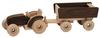 Goki 55915 55915-Spielfigur-Traktor mit Anhänger