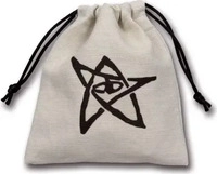 Call of Cthulhu: Beige & schwarz W&uuml;rfel Tasche