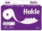 Hakle Toilettenpapier "Sanft und Sicher" 4-lagig, 8 St&uuml;ck