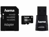 Hama microSDHC-Karte und Zubehör-Set, 16 GB, Class 10 UHS-I (4-teilig: