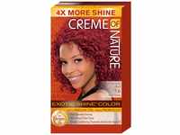 Creme Of Nature Hair Color - Haarfarbe Exotic Shine Color Intensive Red 7.6