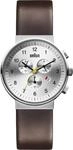 Braun Classic crono Herren Uhr analog Japanisches Quarzwerk mit Leder Armband