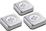 M&uuml;ller-Licht Triplex LED Druckleuchte Schranklicht Touch, selbstklebend, 3er Set ,