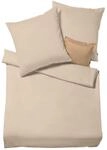 fleuresse 603089 Fb. 7 Flanell-Bettw&auml;sche, 155 x 220 cm, beige
