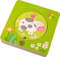 HABA 301647 - Holzpuzzle "Bauernhof-Freunde"