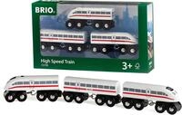 BRIO World Schnellzug mit Sound, Holz, 3 Teile - Spielzeug ab 3 Jahre | BRIO