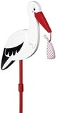 goki 63936 Blumenstecker Storch mit Babytuch, 77 cm lang, Holz,...