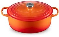 Le Creuset Signature Gusseisen-Br&auml;ter mit Deckel, &Oslash; 31 cm, Oval, F&uuml;r alle