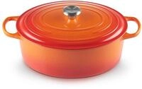Le Creuset Signature Gusseisen-Br&auml;ter mit Deckel, &Oslash; 33 cm, Oval, F&uuml;r alle