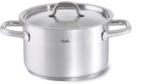 Fissler Family Line/Edelstahl-Topf (&Oslash; 24 cm, 5,3 L) Kochtopf mit Metall-Deckel -