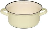Riess, 0278-006, Kasserolle mit Chromrand &Oslash; 16cm, BUNT PASTELL, Emaille, Vol.