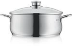 WMF Diadem Plus Kochtopf 20 cm, Glasdeckel, Topf 20cm, Bratentopf Induktion 3l,