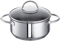 Rohe Germany Bratentopf Ravenna, 16 cm, Edelstahl 18/10, Inhalt ca. 1,4 ltr, Silber
