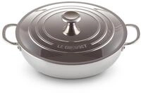 3-Ply SS 30cm Shallow Casserole/Braiser with SS lid
