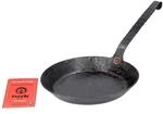 Turk 65526 Eisenpfanne mit flachen Hakenstiel freiform warmgeschmiedet,...