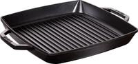 STAUB Gusseisen Grillpfanne mit 2 Griffen, 33 cm, Emaille-Beschichtung, Induktion u.