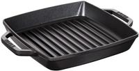 STAUB Gusseisen Grillpfanne mit 2 Griffen, 28 cm, Emaille-Beschichtung, Induktion u.