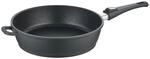 Berndes Schmorpfanne Vario Click 32 cm, Induktion, hoher Rand, Pfanne mit abnehmbarem