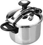 LACOR 71876 Drucktopf Classic mit Deckelgriff 6 L