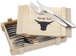 WMF Steakbesteck 12-teilig, Steakbesteck Set f&uuml;r 6 Personen, Steakmesser Set,