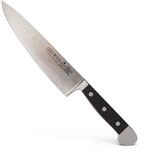 G&uuml;de Solingen - Kochmesser geschmiedet, 21 cm, POM schwarz, ALPHA, K&uuml;chenmesser,