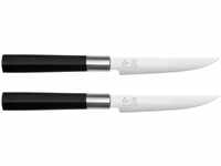 KAI Wasabi Black Steakmesser 67S-400 12cm - Angebotsset 2-teilig - Die erste...