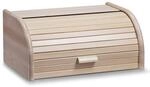 Zeller 20463 Rollbrotkasten, Buche, ca. 40 x 28 x 18 cm