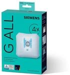 Siemens 4x Staubsaugerbeutel powerProtect Typ G ALL VZ41FGALL, 99,9%